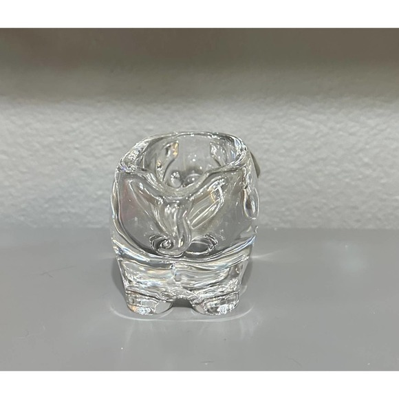 Vintage Vannes Le Chatel crystal glass pig dish - Picture 6 of 8